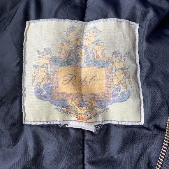 Vintage 70's 80's Pearlescent Patchwork Quilted Puffer Winter Coat S Jacket RARE - Picture 6 of 8